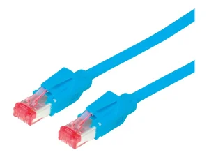 DRAKA Patchkabel Kat.6 Class E blau 1m