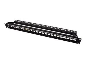 ROLINE 48.26cm Keystone-Modulträger 24P