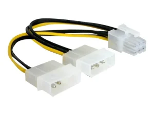 DELOCK Stromkabel fuer PCI ExpKarten15cm
