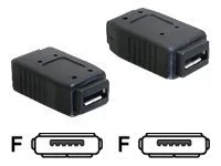 DELOCK Adapt USB mic-A+B Buch zuUSBmicro