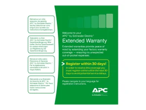 APC Service Pack 1 Jahr Garantie Erweit.