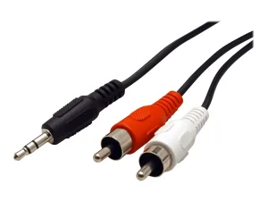 ROLINE 3,5mm ST -zu-Cinch 2xST Kabel 10m