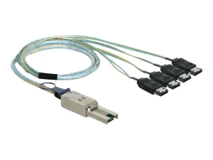 DELOCK Kabel SAS 26pinzu4xeSATA 1m