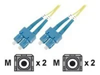 DIGITUS LWL Patchkabel SC/SC 09/125um 2m