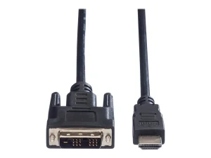 VALUE Kabel DVI 18+1 ST - HDMI ST 5m