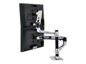 ERGOTRON LX Doppelschirmloesung Tisch