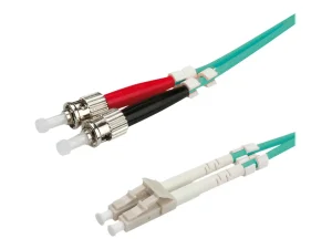 ROLINE LWL-Kabel LC/ST türkis 5m