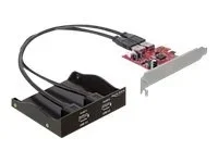 DELOCK Multipanel 3,5 2xUSB 3.0 schwarz