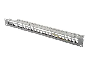 DIGITUS Patch Panel Keystone 24-Port