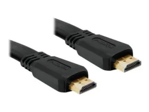 DELOCK Kabel HDMI A-A St/St flach 2,0m