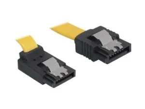 DELOCK Kabel SATA 6Gb/s 30cm gelb ob/ge
