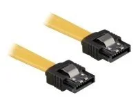 DELOCK Kabel SATA 6Gb/s 30cm gelb ge/ge