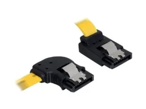 DELOCK Kabel SATA 6Gb/s 50cm gelb li/ob
