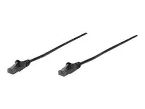 INT Netzwerkkabel Cat6 U/UTP 1m schwarz