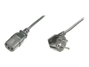 ASSMANN Netzkabel Schuko schwarz 1,8m