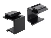 DELOCK Keystone Abdeckung schw. 4 Stück