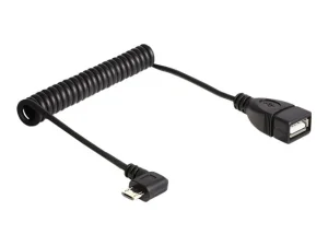 DELOCK Kabel USB micro-B 90G > USB-A OTG