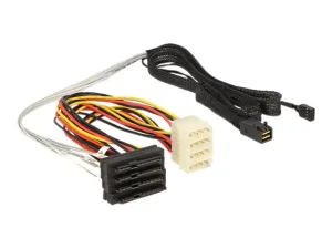 DELOCK Kabel HD SFF 8643x4>4xSFF 8482 1m