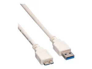 VALUE USB 3.2 Gen 1 Kabel A ST - B 3m