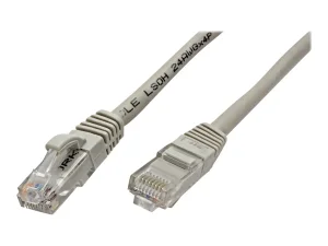 VALUE Patchkabel Kat.6 Class E grau 1m