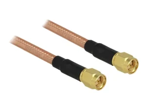 DELOCK HF SMA St > St 1m RG-142 low loss