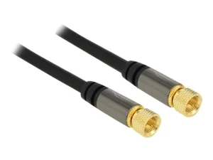 DELOCK Kabel F Stecker>Stecker RG-6/U 2m