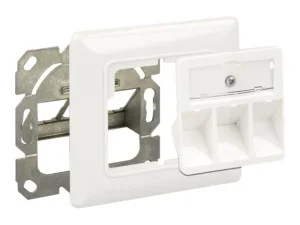 DELOCK Keystone Anschlussdose 3 Port kom