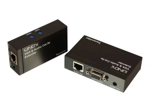 LINDY VGA + Audio Cat.5e Extender 300m