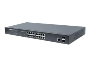 INTELLINET 16 Port Gigabit PoE+ Switch
