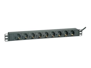 ROLINE 48,26cm-Steckdosenleiste 9fach 2m