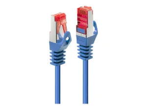 LINDY Basic Cat.6 S/FTP Kabel, blau 0,5m