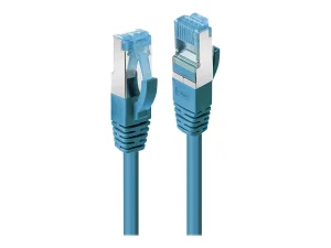 LINDY Cat.6A S/FTP PIMF LSOH, blau, 3m
