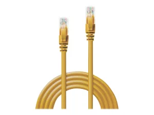 LINDY Cat.6 U/UTP Kabel, gelb, 3m
