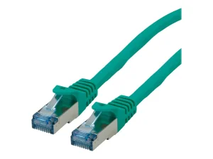 ROLINE Patchkabel Kat.6A S/FTP grün 7,5m