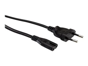 VALUE Netzkabel Euro-Flachstecker 5m