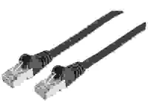 INT Netzwerkkabel Cat6A S/FTP 5m schwarz