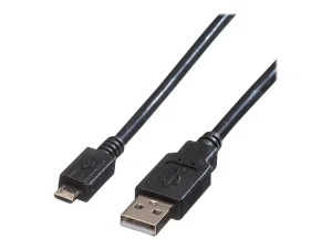 ROLINE USB 2.0 Kabel USB A ST - Micro 3m