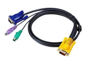 ATEN 2L-5203P KVM-Kabel VGA PS/2 3m