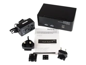 STARTECH 2 Port DVI VGA KVM Switch mit
