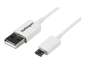 STARTECH 1m White USB to Micro USB Cbl