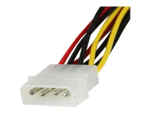 STARTECH 30cm LP4 to 2x Latching SATA