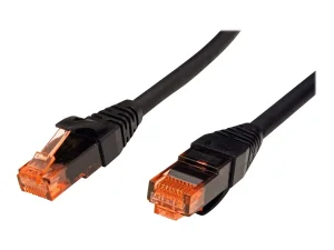 ROLINE Patchkabel Kat.6 UTP schwarz 1m