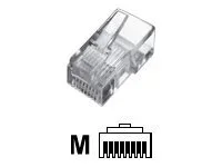 ASSMANN Modular Stecker für Rundkabel 8P