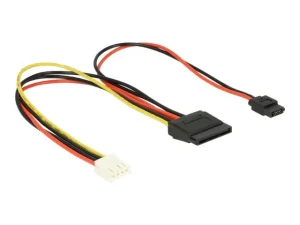 DELOCK Kabel Power Floppy 4 Pin Strom