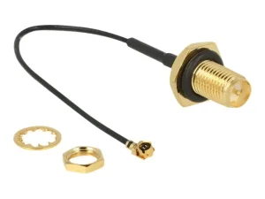 DELOCK kabel RP-SMA zum Einbau > MHF