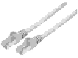 INT Cat6a Stecker Cat7 Kabel 0,5m grau