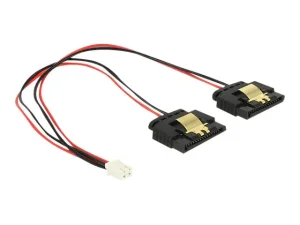 DELOCK Kabel Power 2 Pin > 2 x 15 Pin