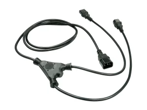 LINDY 2m IEC C14 auf 2x IEC C13 Y-Netzka