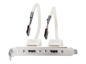 LINDY USB-Slotblech Adapter