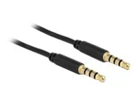 DELOCK Kabel Klinke 3,5 mm 4 Pin 0,5 m